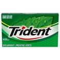 thumbnail image 1 of Trident Spearmint Flavour Sugar Free Gum, 14 Piece Pack, 1 of 6
