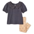 thumbnail image 1 of George Baby Girls' Legging 2-Piece Set, 1 of 2