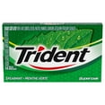 thumbnail image 2 of Trident Spearmint Flavour Sugar Free Gum, 14 Piece Pack, 2 of 6