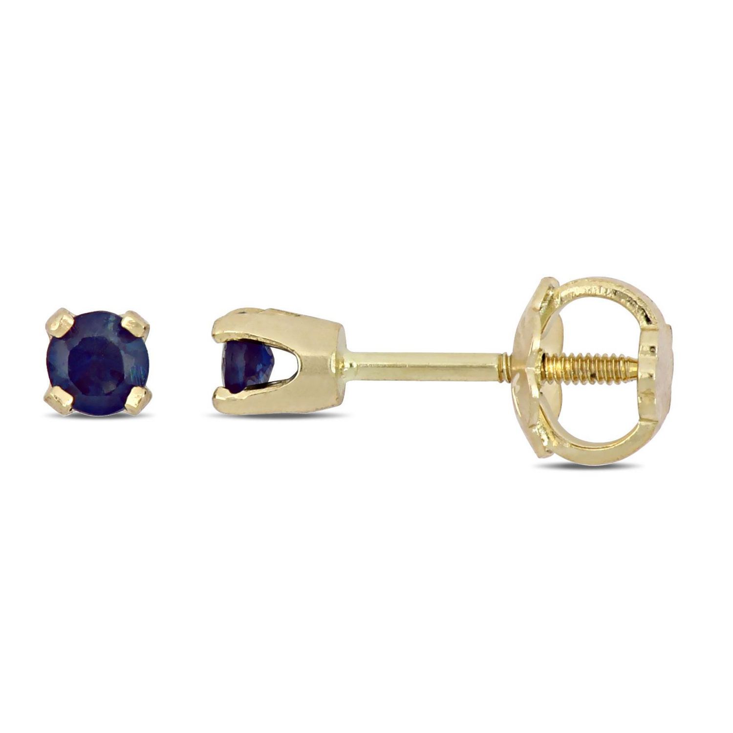 Cutie Pie Jewels 1/5 Carat T.G.W. Sapphire 14K Yellow Gold Girls