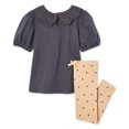 thumbnail image 2 of Ensemble 2 pièces avec legging George pour petites filles, 2 of 2