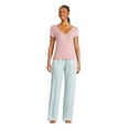 thumbnail image 1 of George Women's Rib Pajama 2-Piece Set, 1 of 6