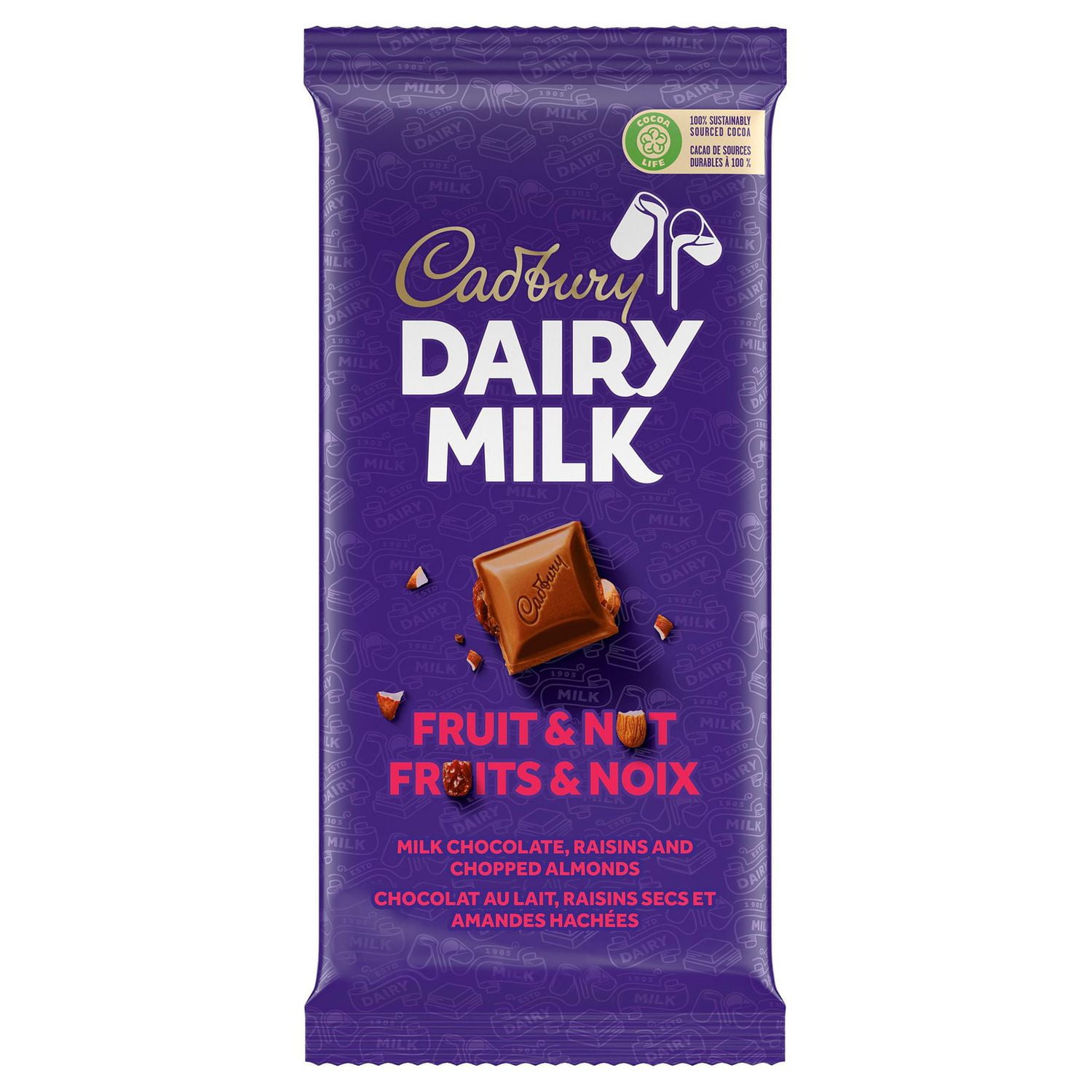 dairy milk fruit and nut gift