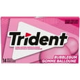 thumbnail image 1 of Trident Bubblegum Sugar Free Gum, 14 Piece Pack, 1 of 6