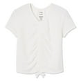 thumbnail image 1 of George Girls' Ruched Front Tee, 1 of 2
