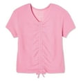 thumbnail image 1 of George Girls' Ruched Front Tee, 1 of 2