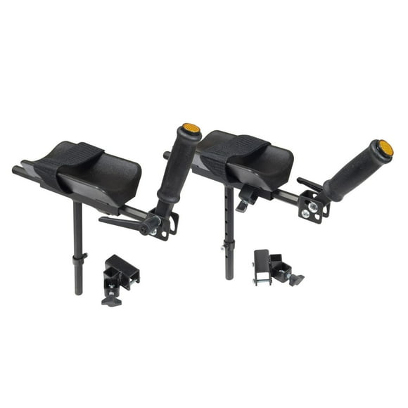Drive Medical Black Forearm Platforms for all Wenzelite Safety Rollers and Gait Trainers, 1 Pair