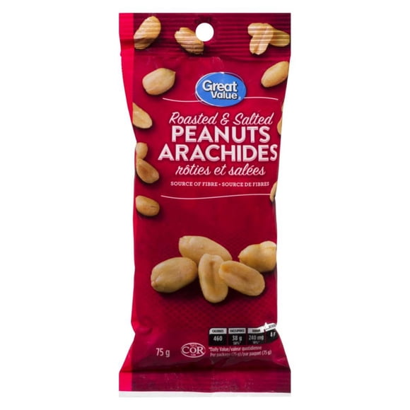 Great Value Roasted and Salted Peanuts