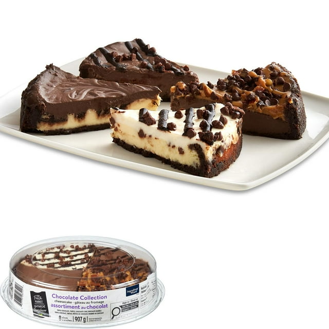 Assortiment de gâteau au fromage au chocolat Mon marché fraîcheur