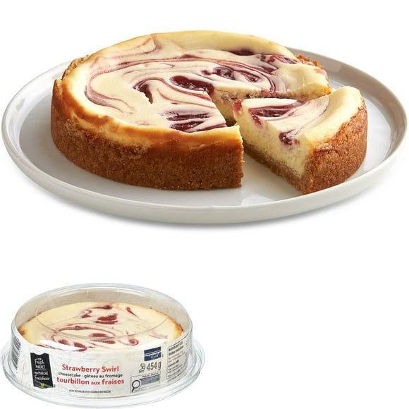 Your Fresh Market Strawberry Swirl Cheesecake, 454 g