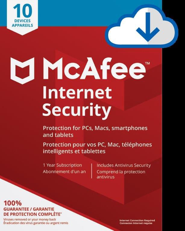 mcafee internet security download for mac