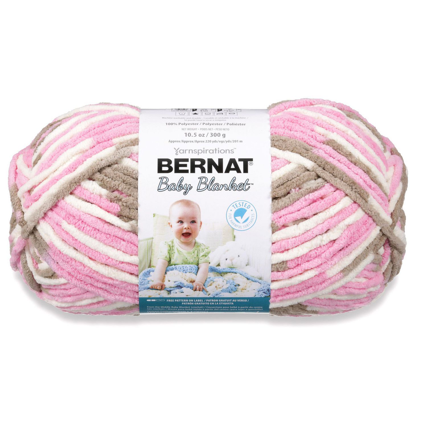 BERNAT BABY BLANKET YARN (300G/10.5 OZ), LITTLE ROSES Walmart Canada
