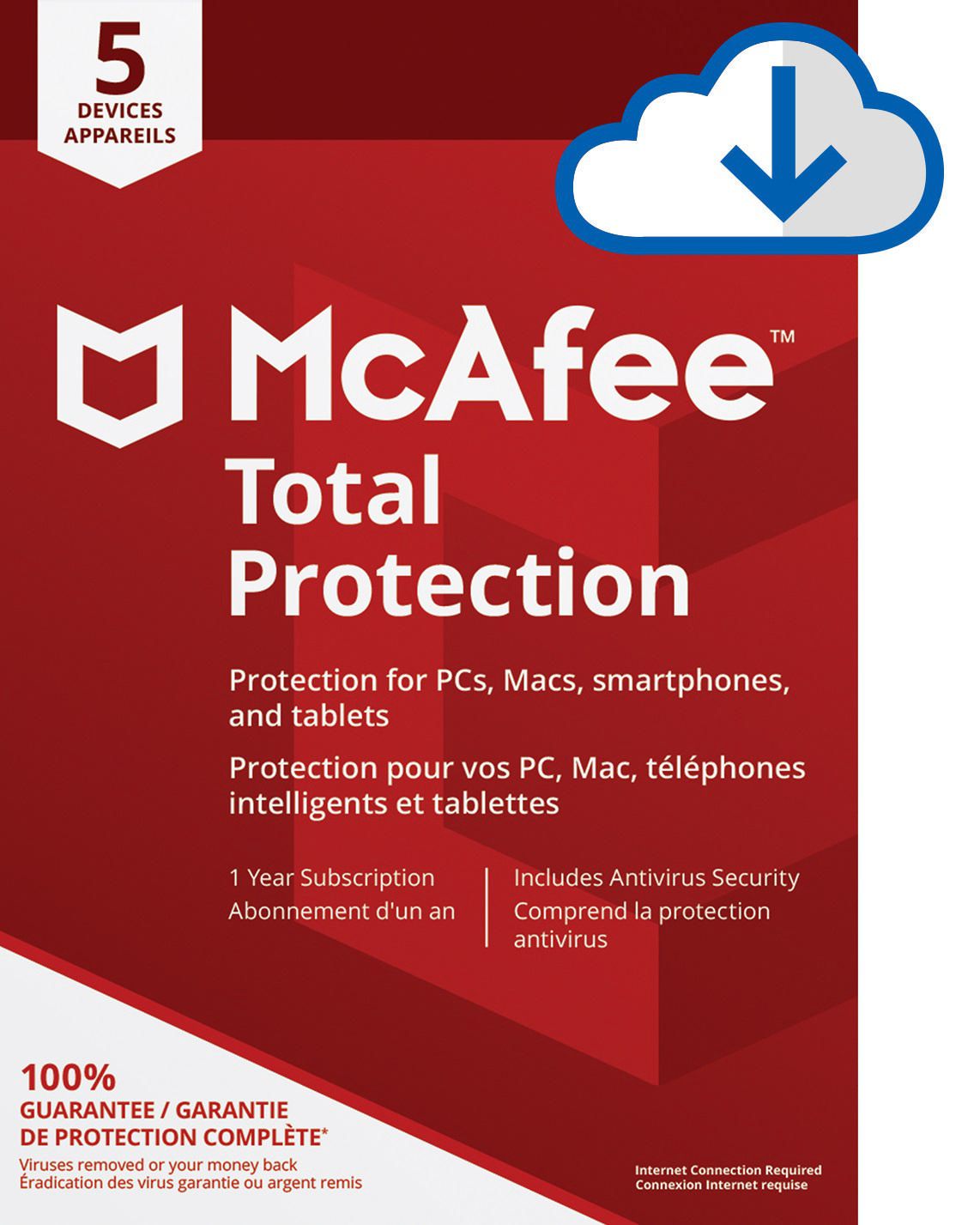 download mcafee total protection 5 device