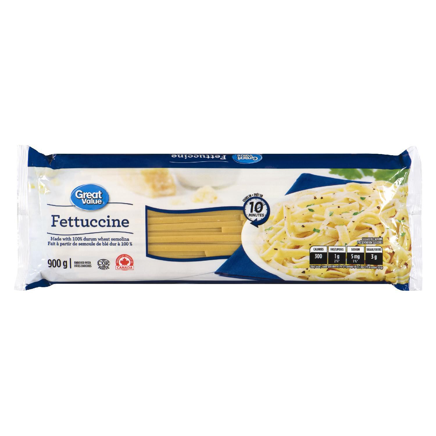 Great Value Dry Pasta Fettuccine Walmart Canada