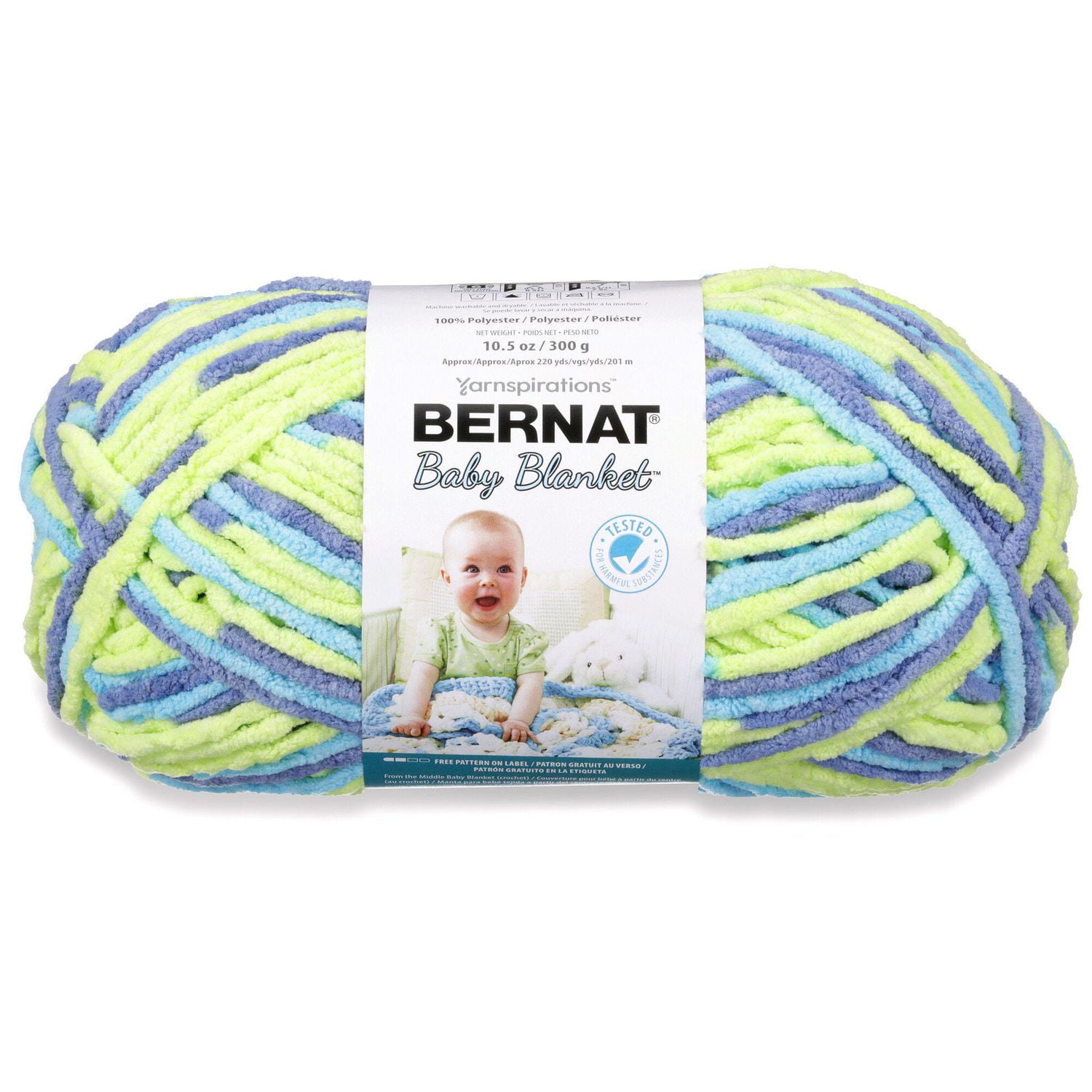 BERNAT BABY BLANKET YARN (300G/10.5 OZ), HANDSOME GUY Walmart Canada