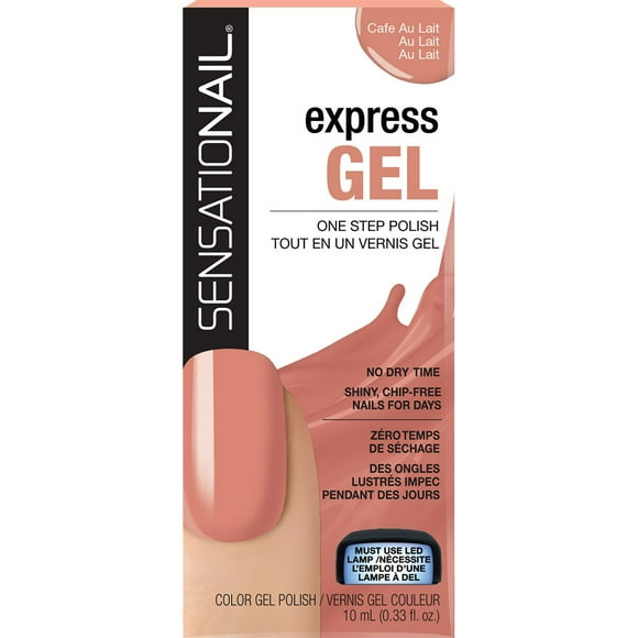 Vernis à ongles tout-en-un Express Gel de SensatioNail Café Au Lait Au Lait Au Lait