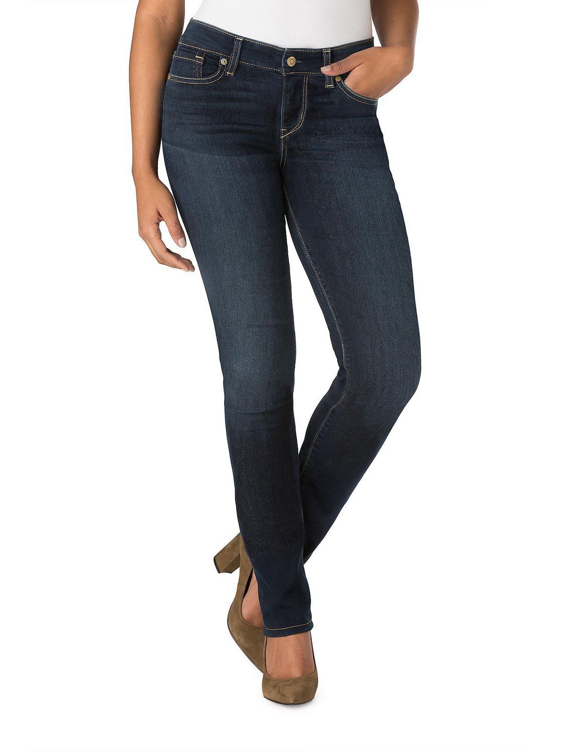 Signature By Levi Strauss Gold Label Totally Shaping Pull-On Skinny Jeans  The 22 Highest-Rated Pieces From Amazon Fashion Can Hardly Stay In Stock  POPSUGAR Fashion Photo 16 