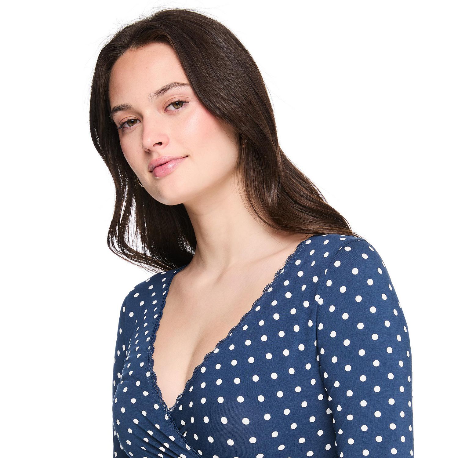 Haut style nuisette à manches longues No Boundaries pour femmes
