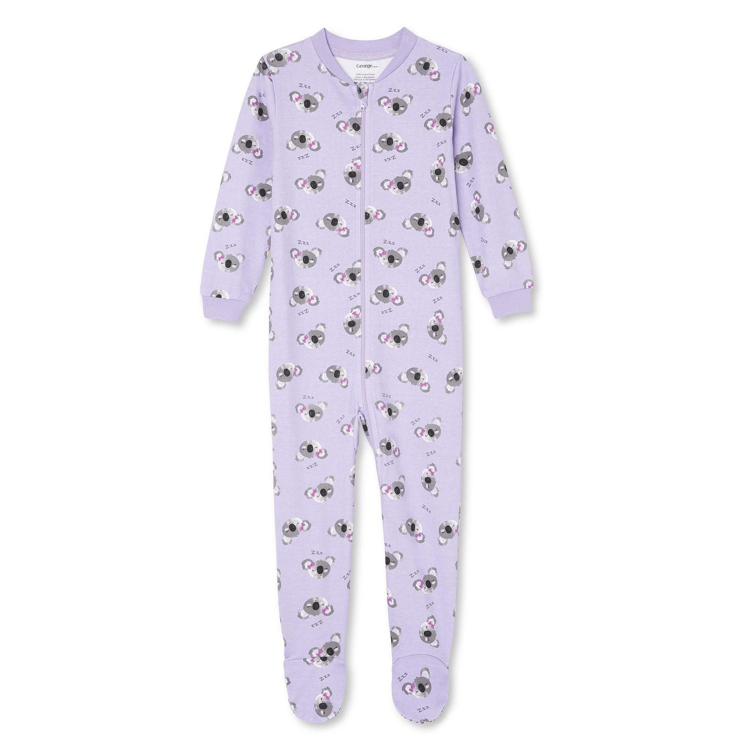 George Toddler Girls' Full-Zip Sleeper