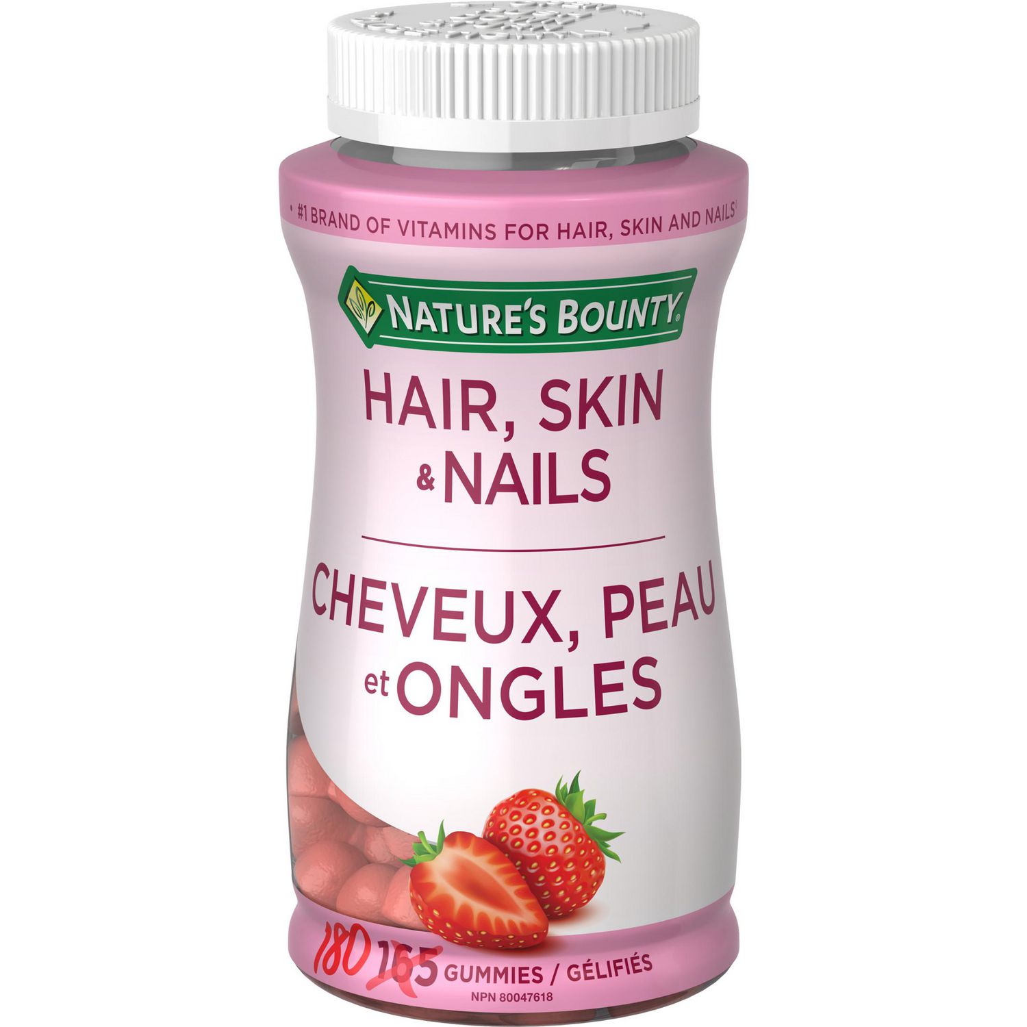 Nature's Bounty Hair, Skin, Nails Gummies with Biotin, 80 Gummies :  Amazon.ca: Health & Personal Care