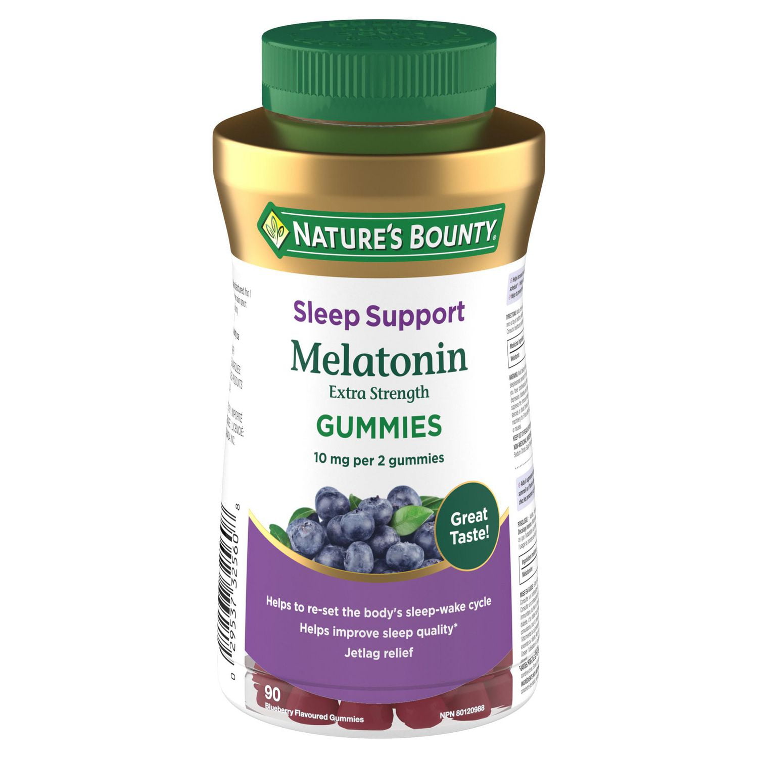 Nature's Bounty Melatonin, 5Mg, Re-Sets The Body's Sleep Cycle, Improves Sleep Quality & Prevents The Effects Of Jet Lag, 90 pc