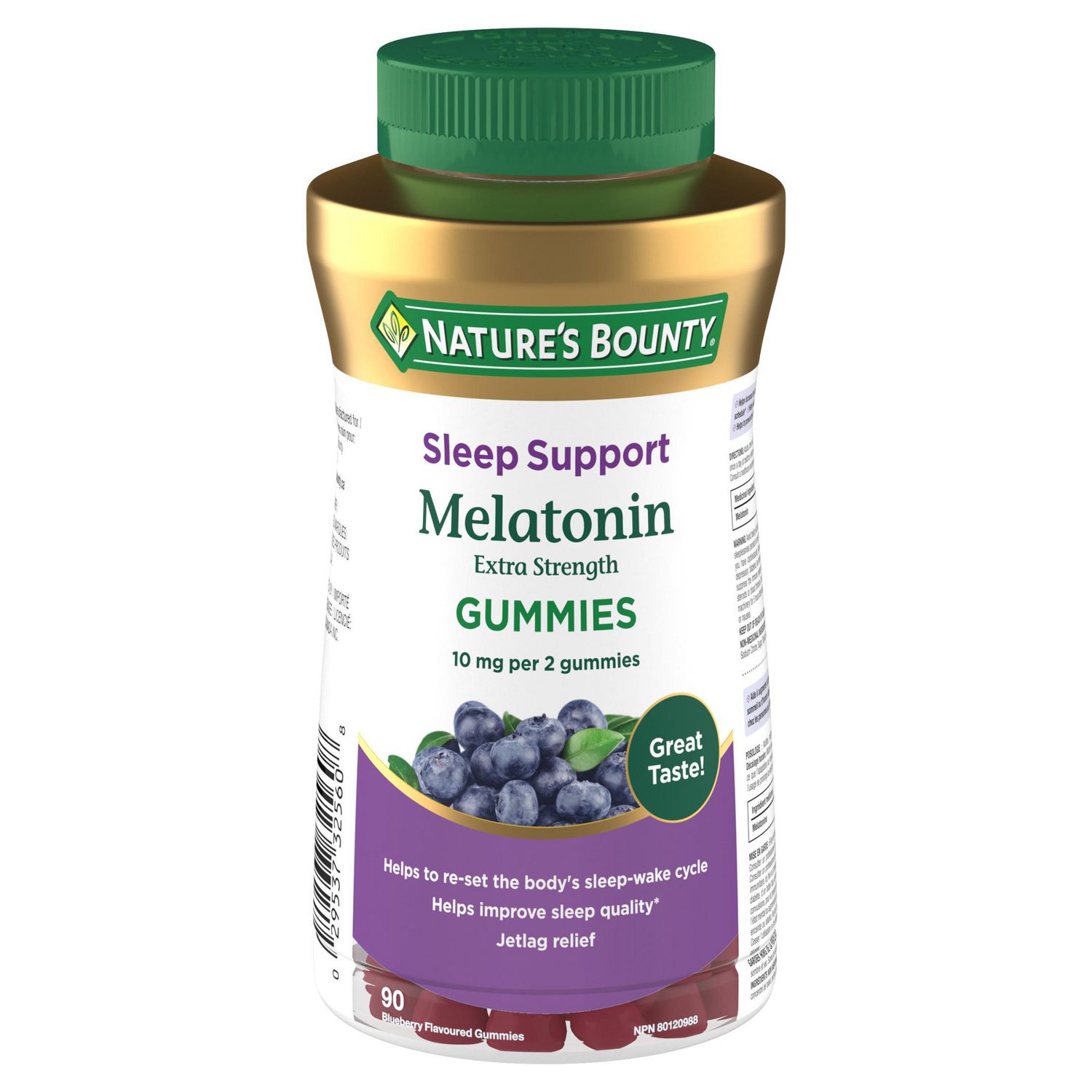 NATURE'S BOUNTY Melatonin, 5 mg, Re-Sets the Body's Sleep Cycle & Improve Sleep Quality