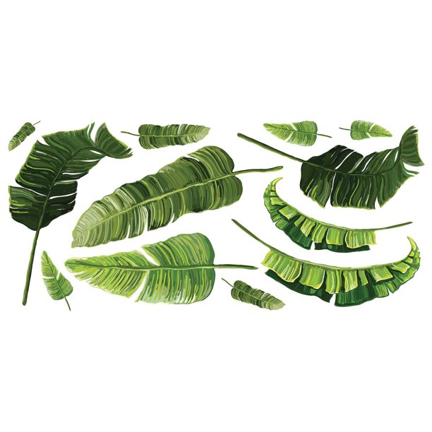 RoomMates Banana Leaf Peel and Stick Giant Wall Decals Walmart.ca