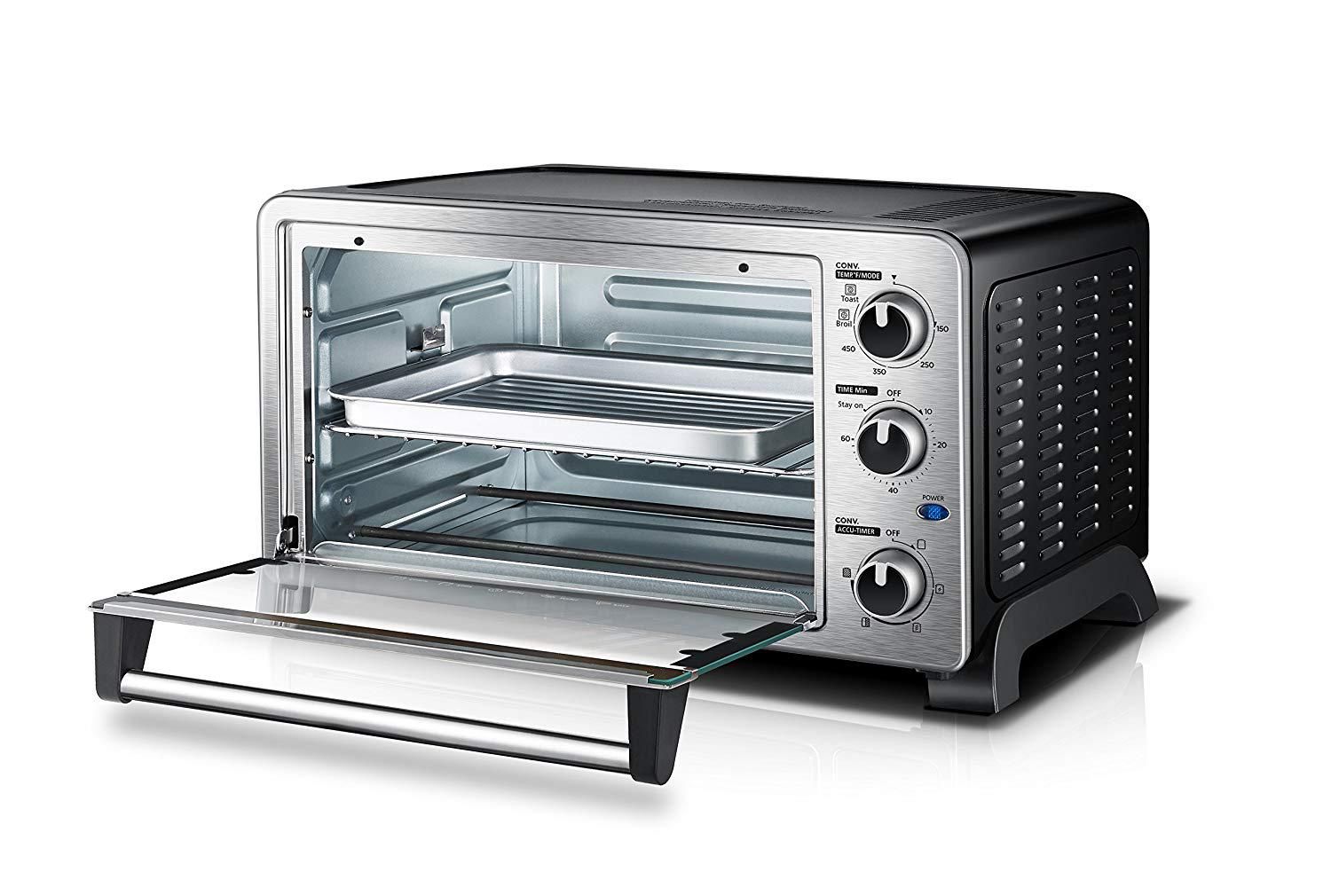 TOSHIBA 25L 6 slice Stainless Steel Mechanical Toaster Oven with