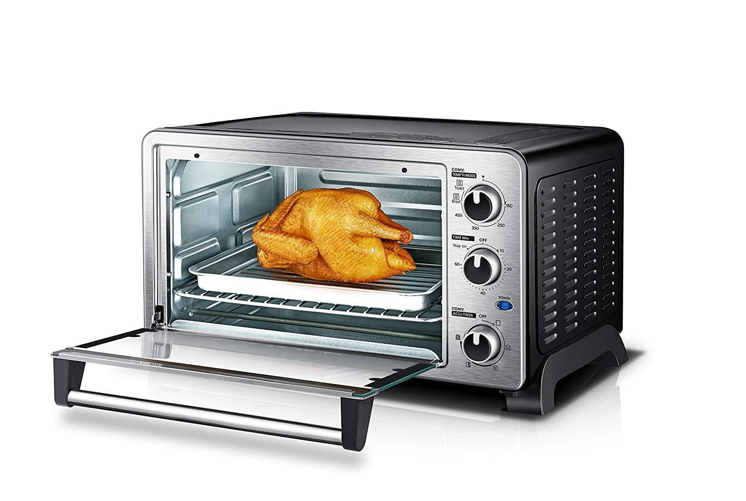 TOSHIBA 25L 6 slice Stainless Steel Mechanical Toaster Oven with