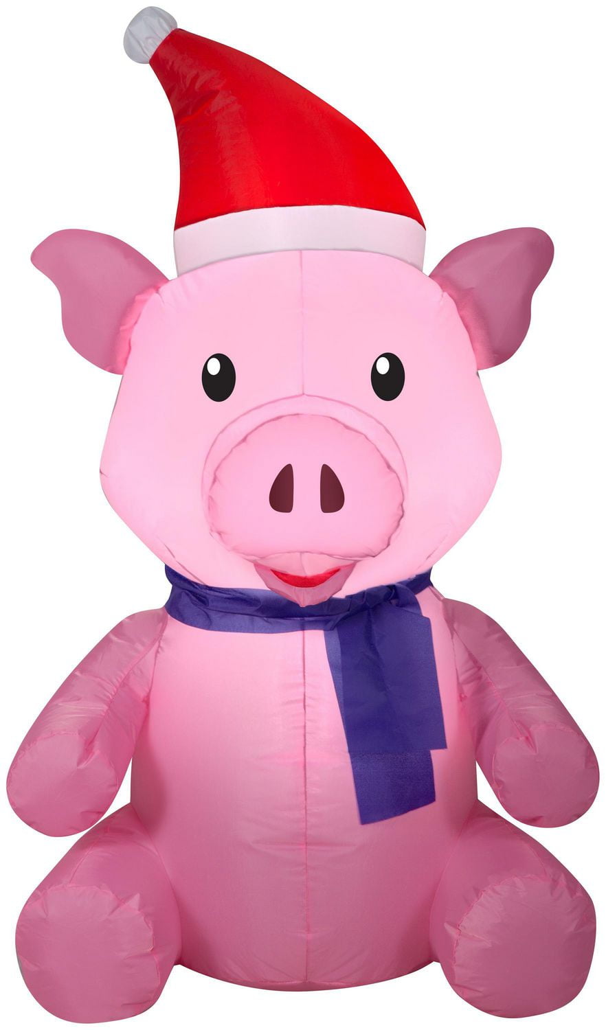 large inflatable pig