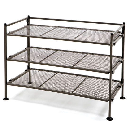 Seville Classics 3 Tier Bronze Utility Shoe Rack Walmart Canada