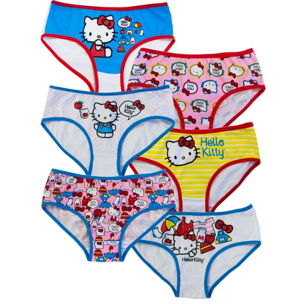 Hello Kitty Girls' Underwear Multipacks, HK10pk, 8 
