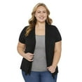 thumbnail image 1 of George Plus Women's Open Cardigan with Lattice Back, 1 of 1