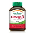 thumbnail image 1 of Jamieson Omega-3 Complete Softgels, 600 mg, Extra Strength, 80 Count, 1 of 7