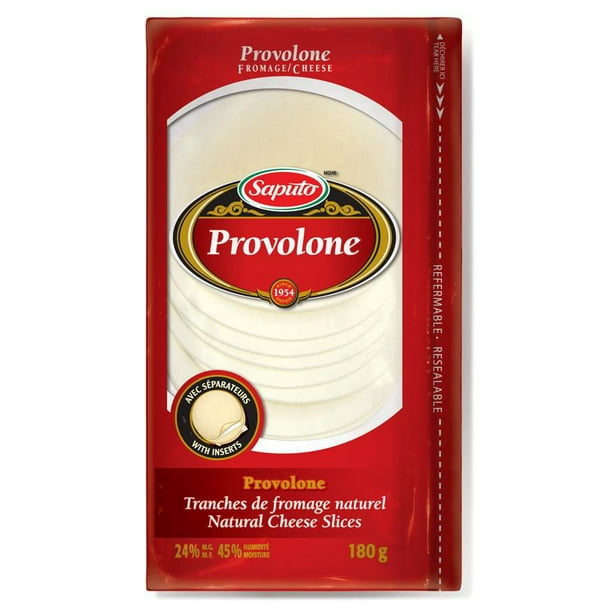 Saputo Provolone 24 M.F Natural Cheese Slices Walmart.ca