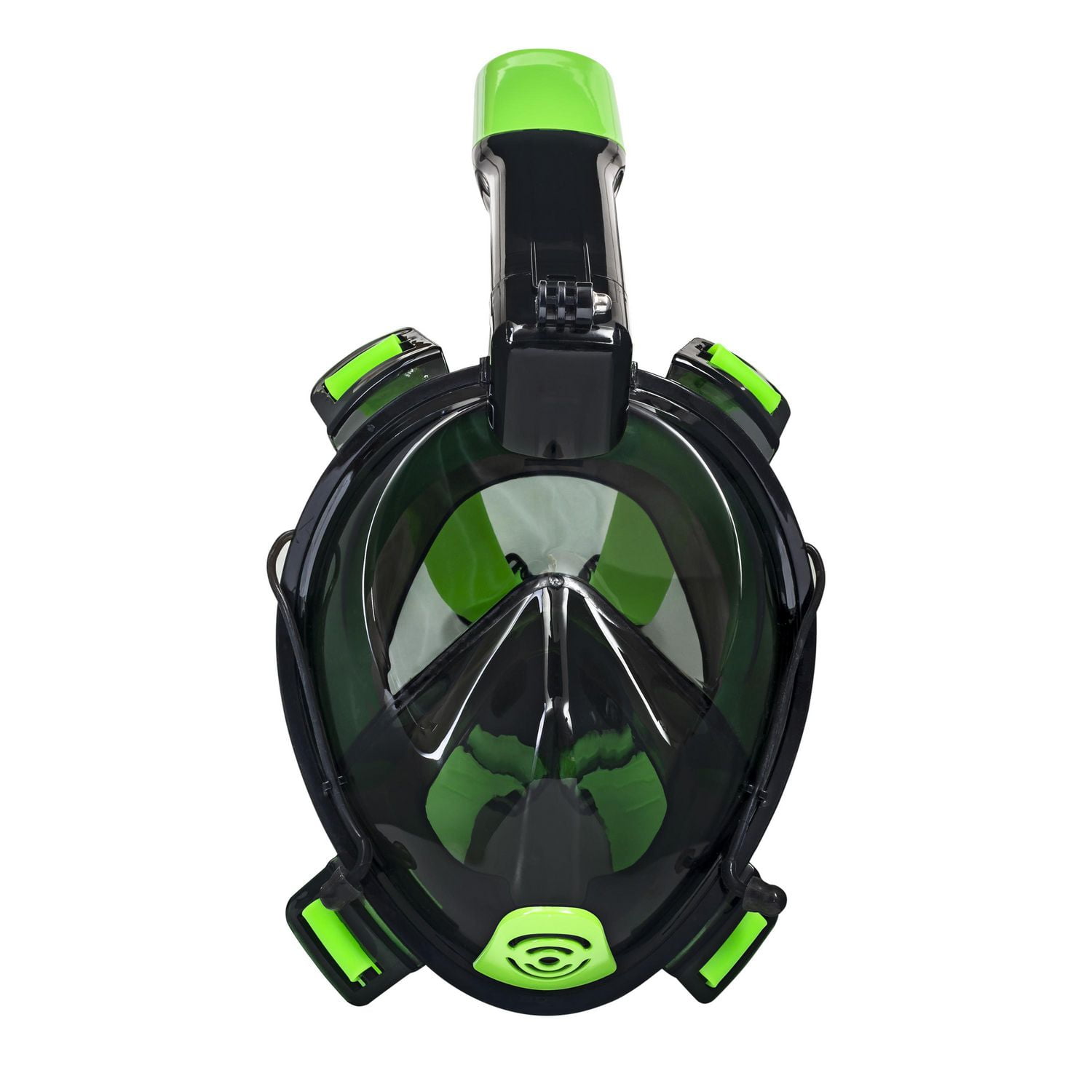 Dolfino Pro Frontier Adult Full Face Swim Mask, Large / X Large Green