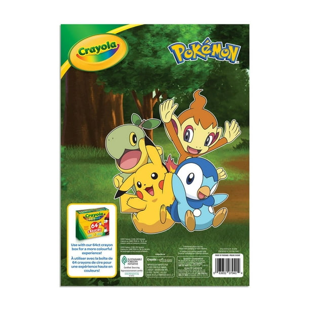 Cahier à colorier Crayola Pokémon, 48 pages Cahier à colorier Pokémon 