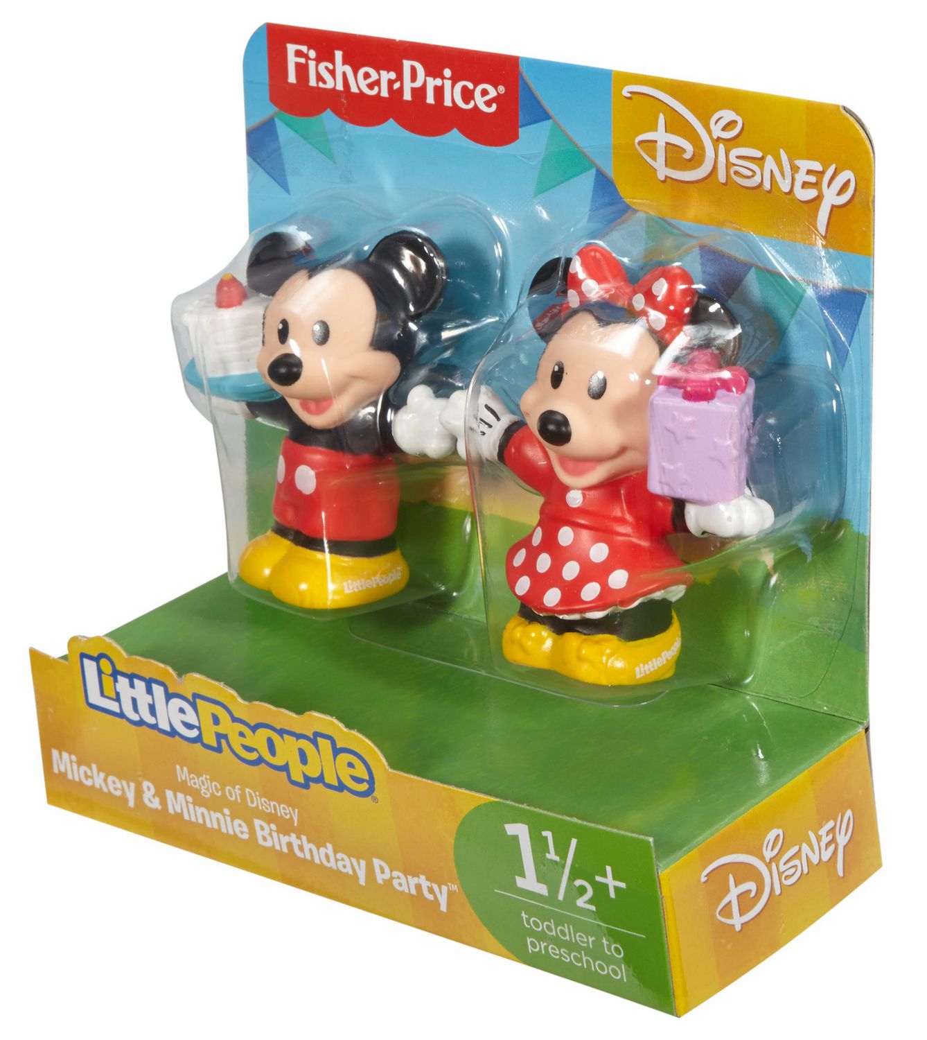 Fisher Price Little People Disney Mickey Mouse Minnie Birthday Cake gift present 