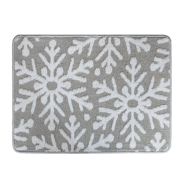 Holiday Bath rugSNOWFLAKE, 18x24 Walmart.ca