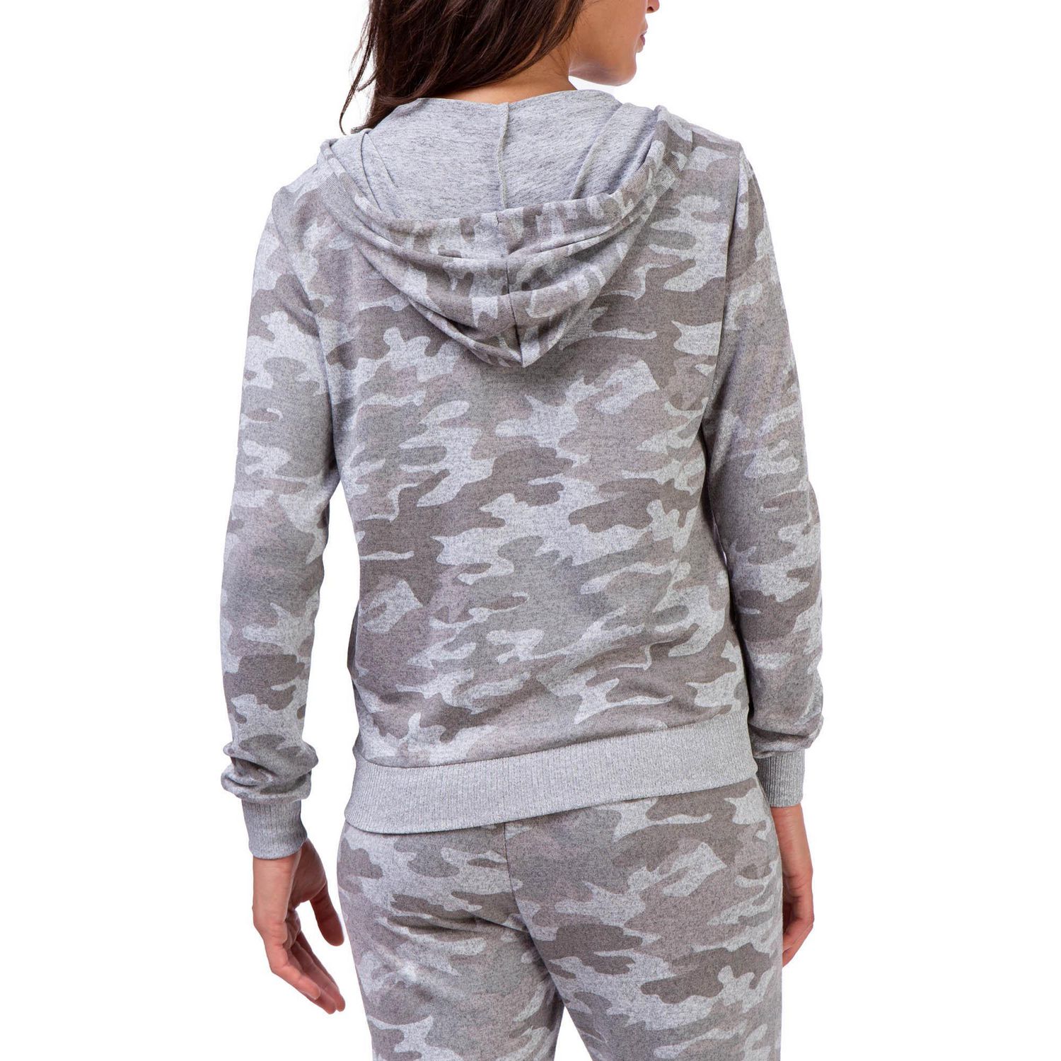 SAYFUT Women's Full-Zip Long Sleeve Hoodie Velour Sweatshirt