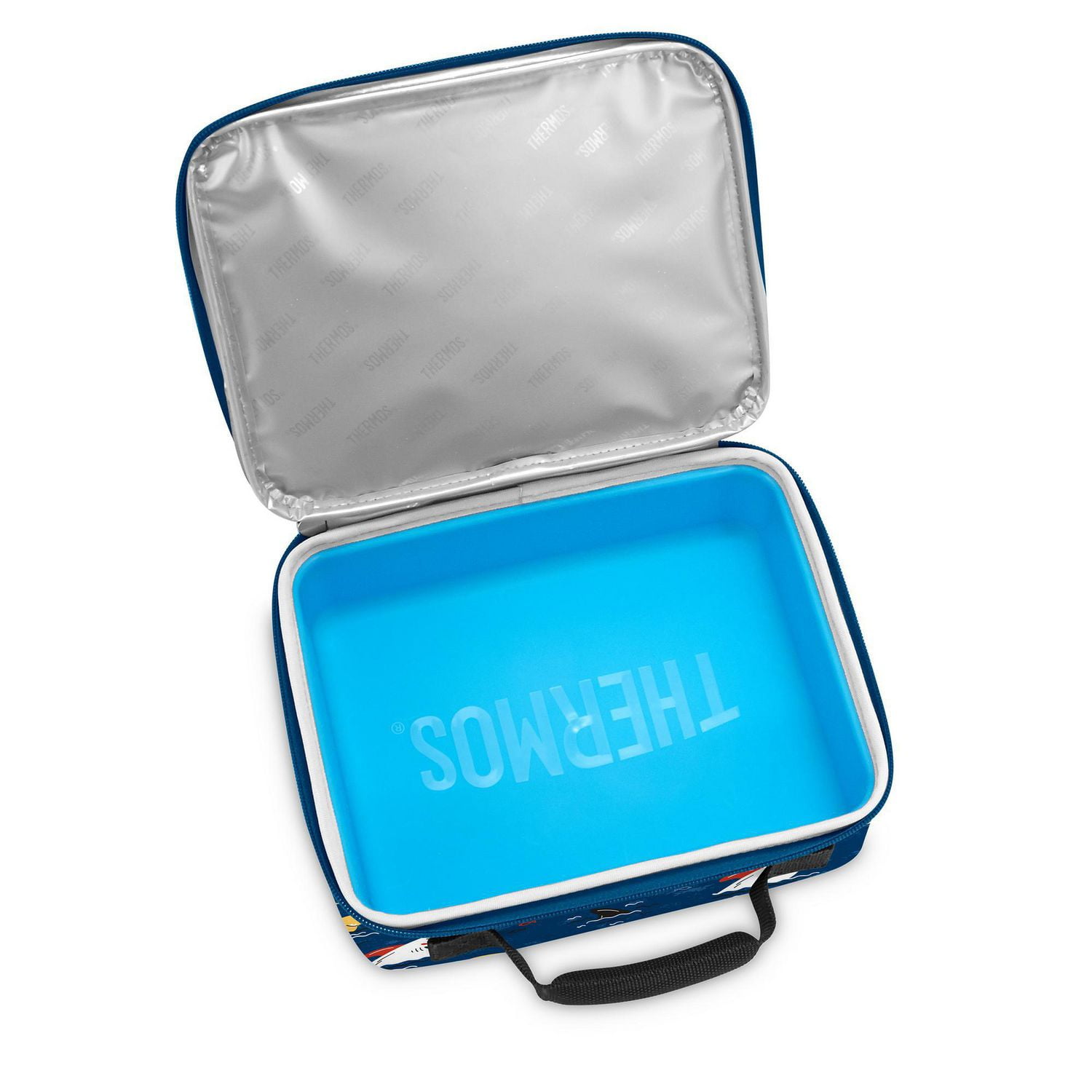 Blue nike lunch box best sale