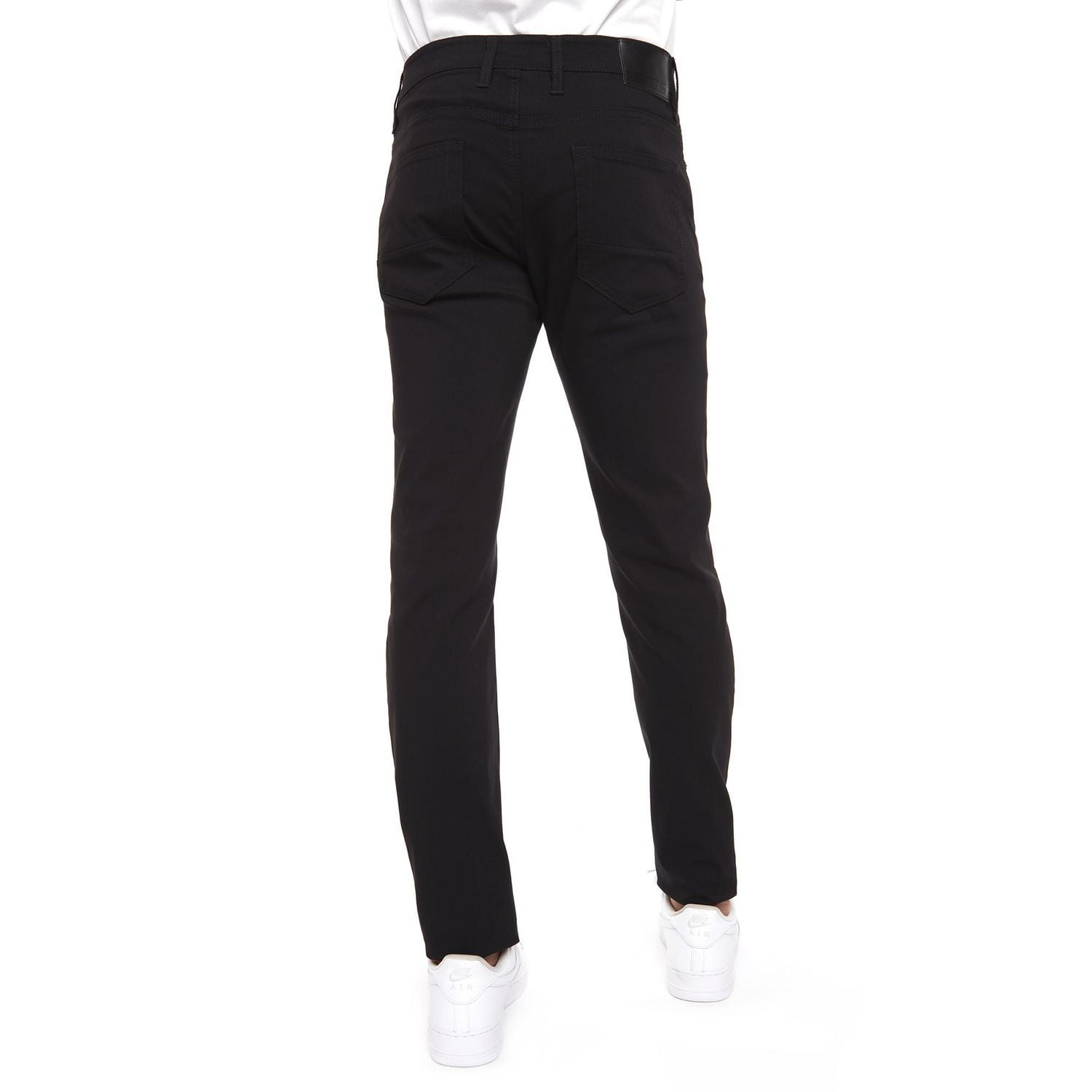 36 Wholesale Men's 5-Pocket UltrA-Stretch Skinny Fit Chino Pants Black