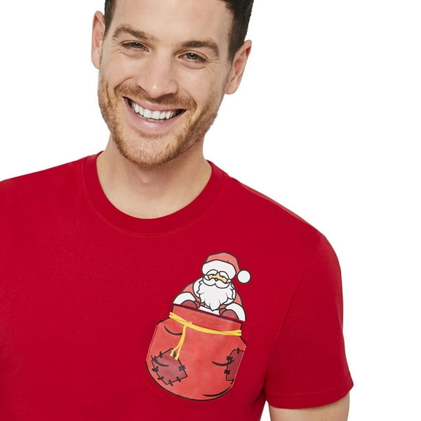 Error Shirt Noël / T-shirt Noël Boisson and Drugs Red Homme