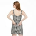 thumbnail image 3 of No Boundaries Women's Button-Front Pinafore Dress, 3 of 6