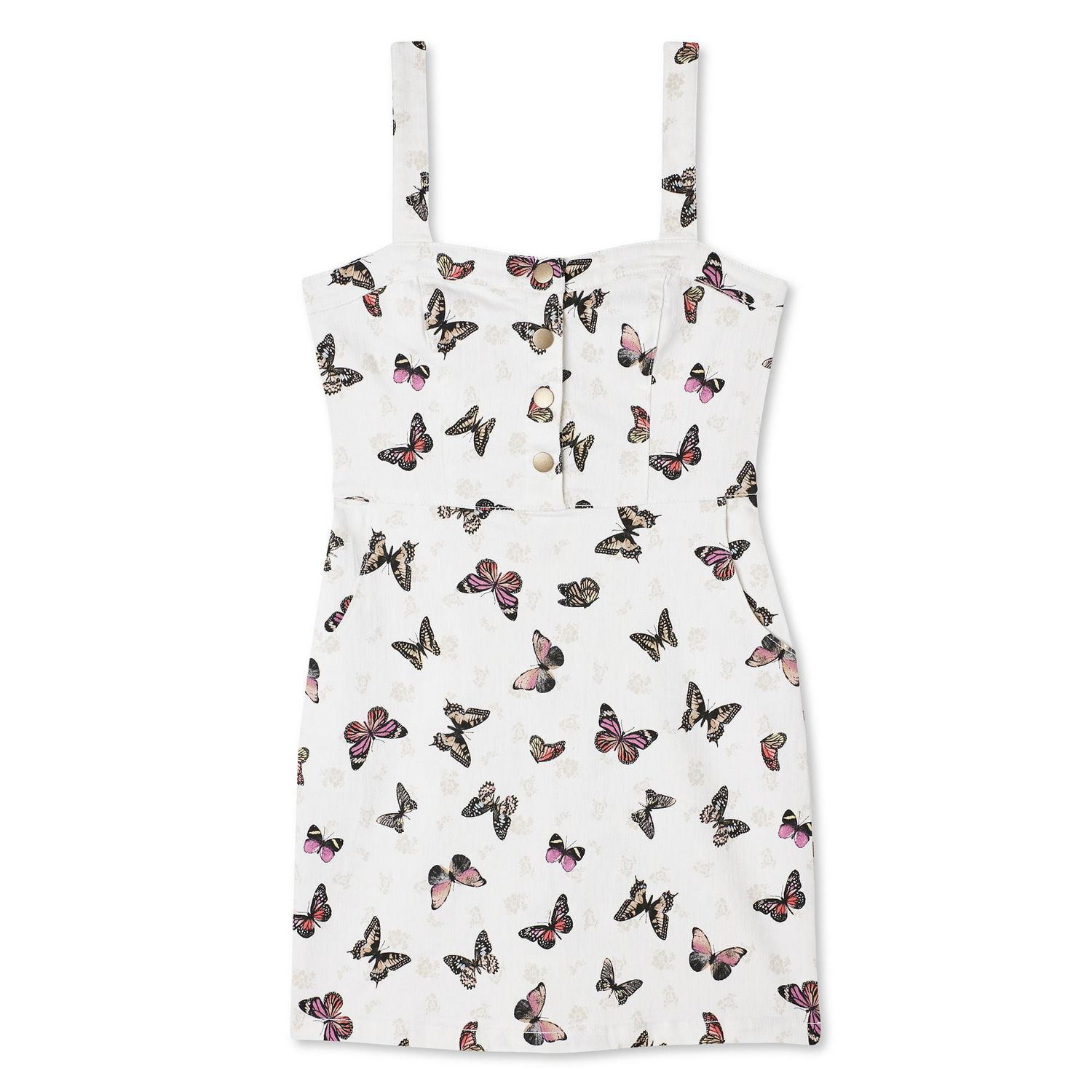 Robe chasuble boutonnée à l’avant No Boundaries pour femmes