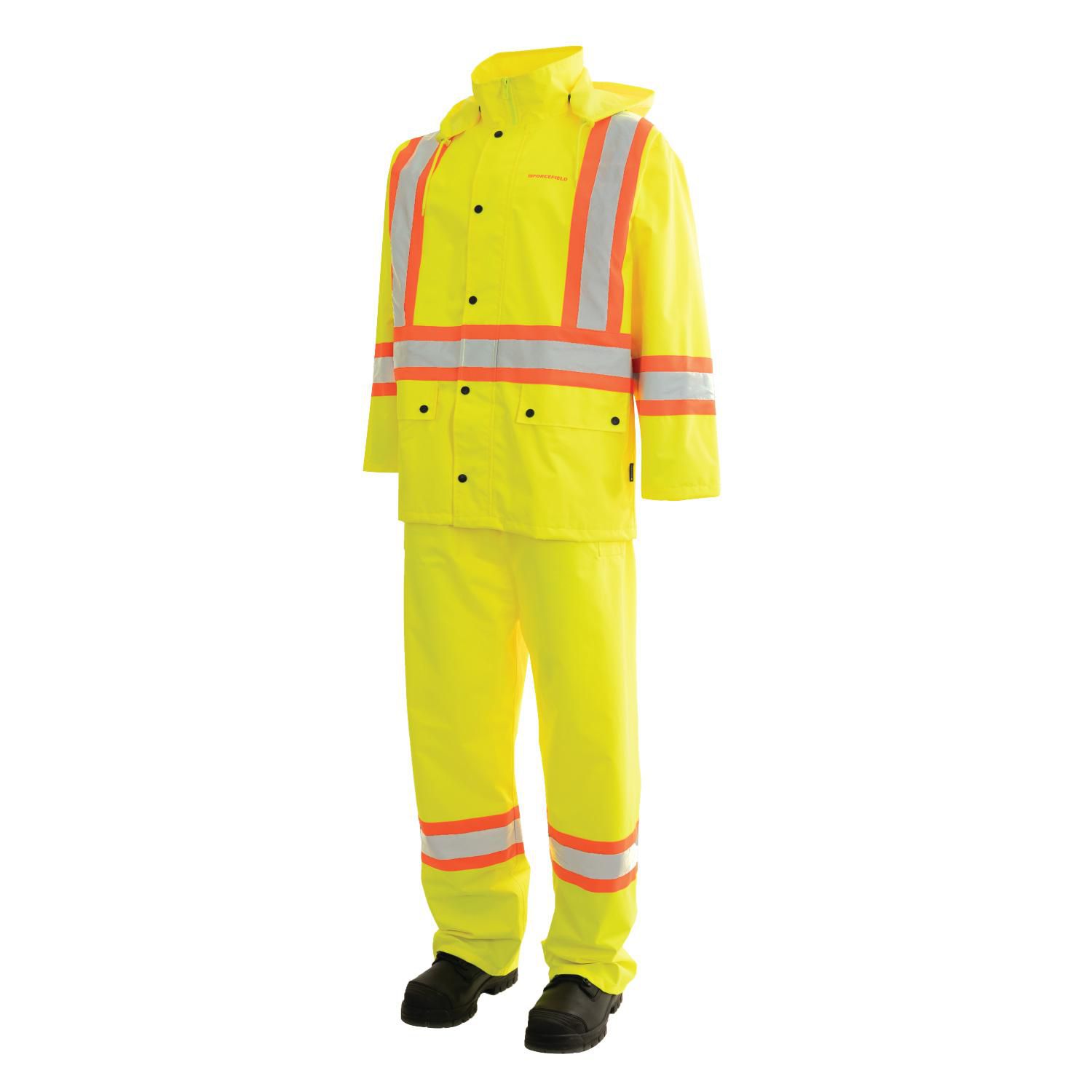 Forcefield 3 Piece Hi Vis Rain Suit