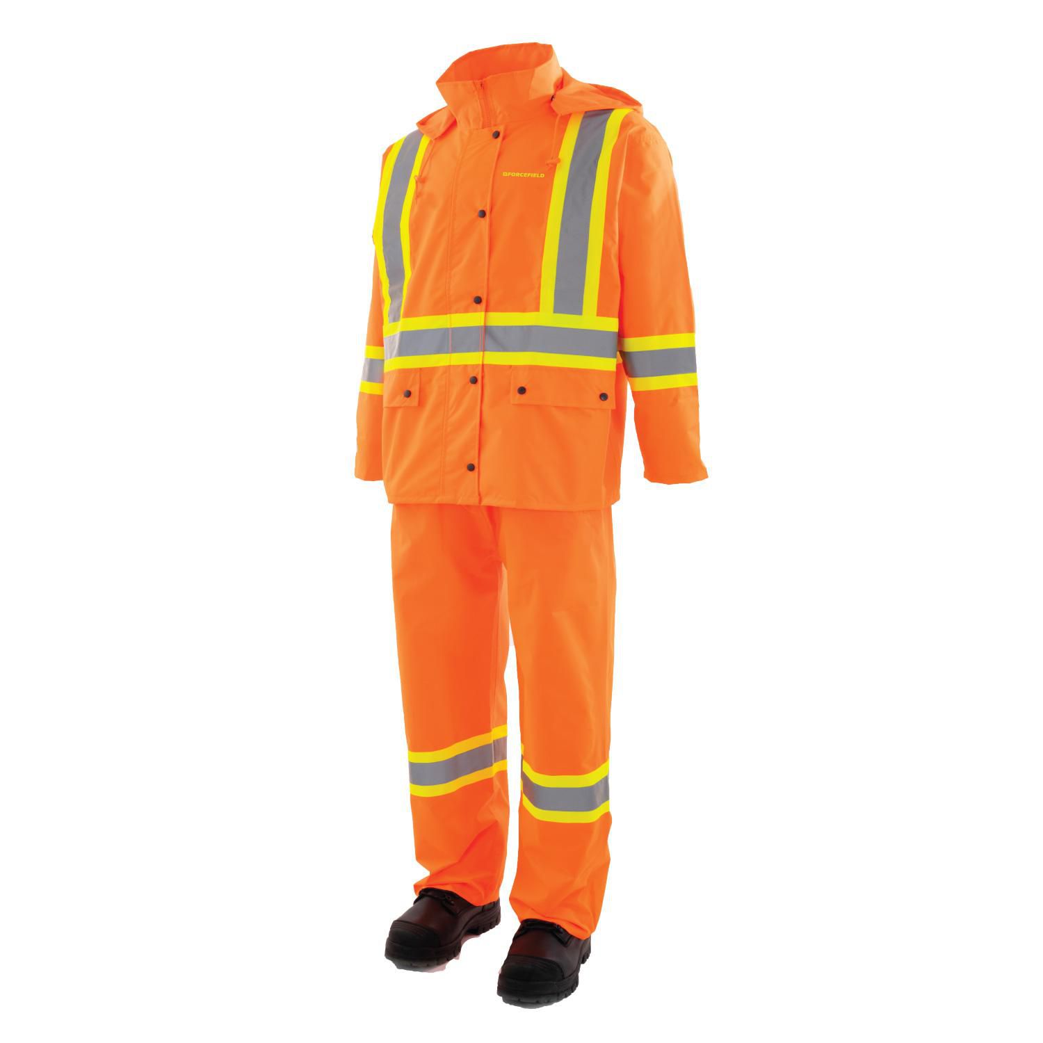 Forcefield 3 Piece Hi Vis Rain Suit