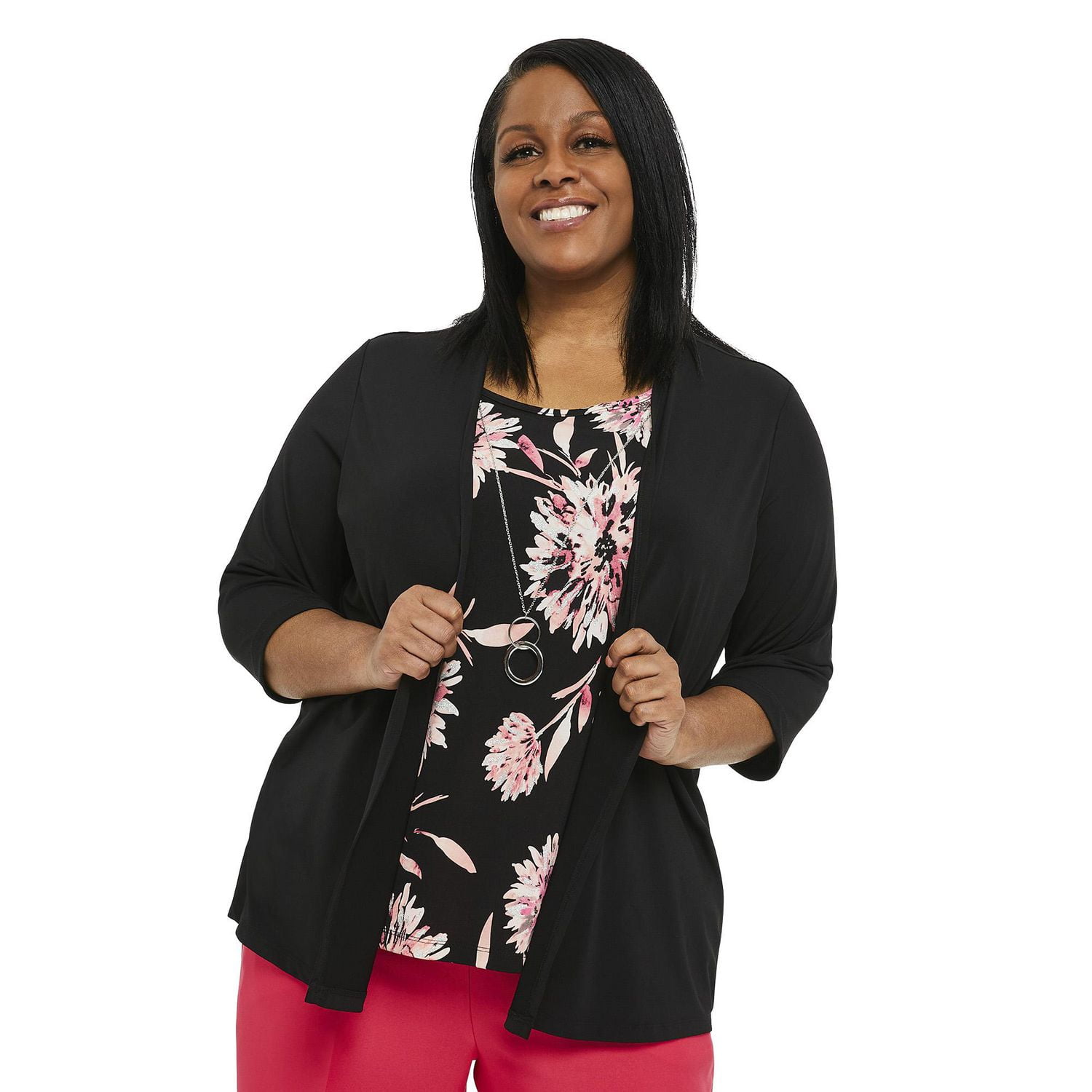 Haut trompe-l’œil avec collier Penmans Plus pour femmes