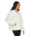 thumbnail image 2 of No Boundaries Women's Oversized Zip-Up Hoodie, 2 of 6