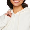 thumbnail image 4 of No Boundaries Women's Oversized Zip-Up Hoodie, 4 of 6